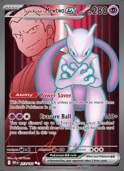Mewtwo ex del Team Rocket — Rivales Predestinados #213