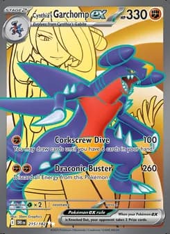 Garchomp ex de Cintia — Rivales Predestinados #215