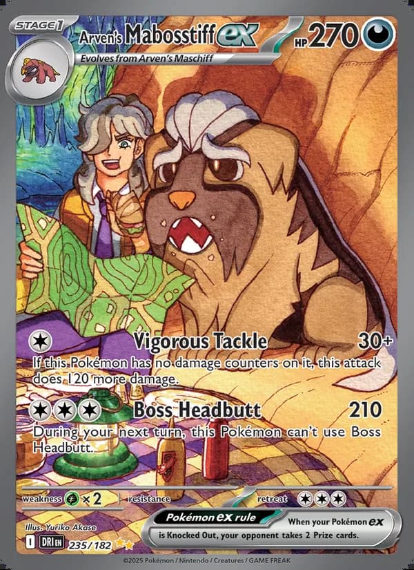 Arven's Mabosstiff ex — Destined Rivals #235