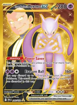 Mewtwo ex del Team Rocket — Rivales Predestinados #240