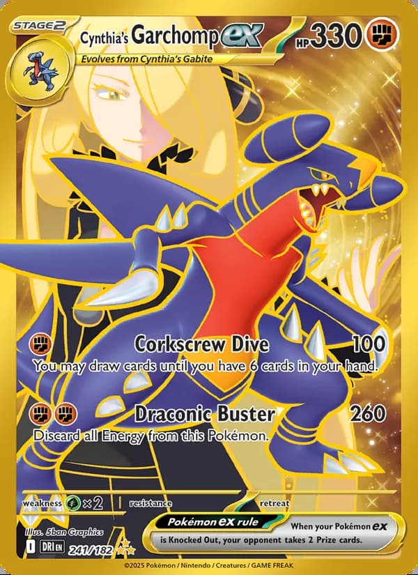 Cynthia's Garchomp ex — Destined Rivals #241