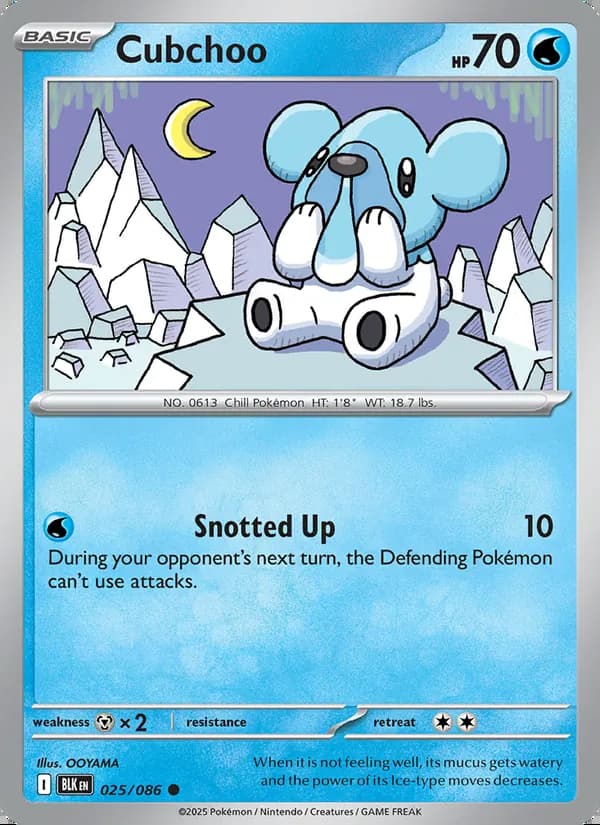 Cubchoo — Fulgor Negro #025