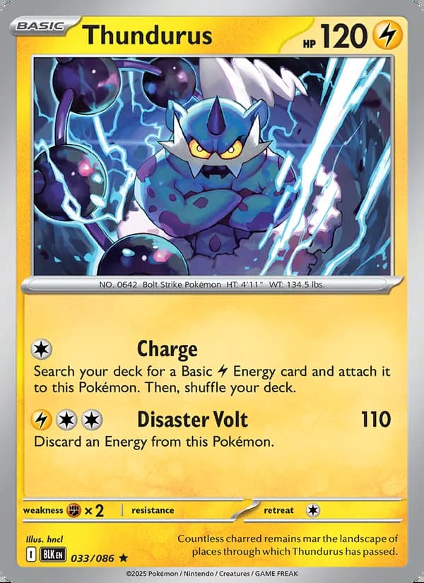 Thundurus — Fulgor Negro #033