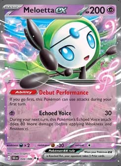 Meloetta ex — Black Bolt #044