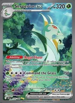 Serperior ex — Black Bolt #164