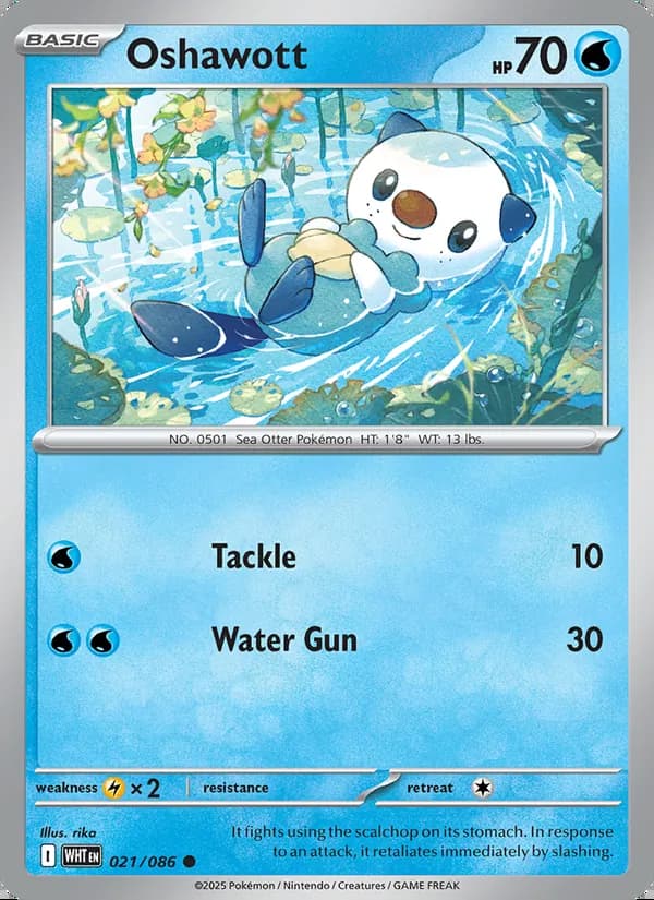 Oshawott — White Flare #021