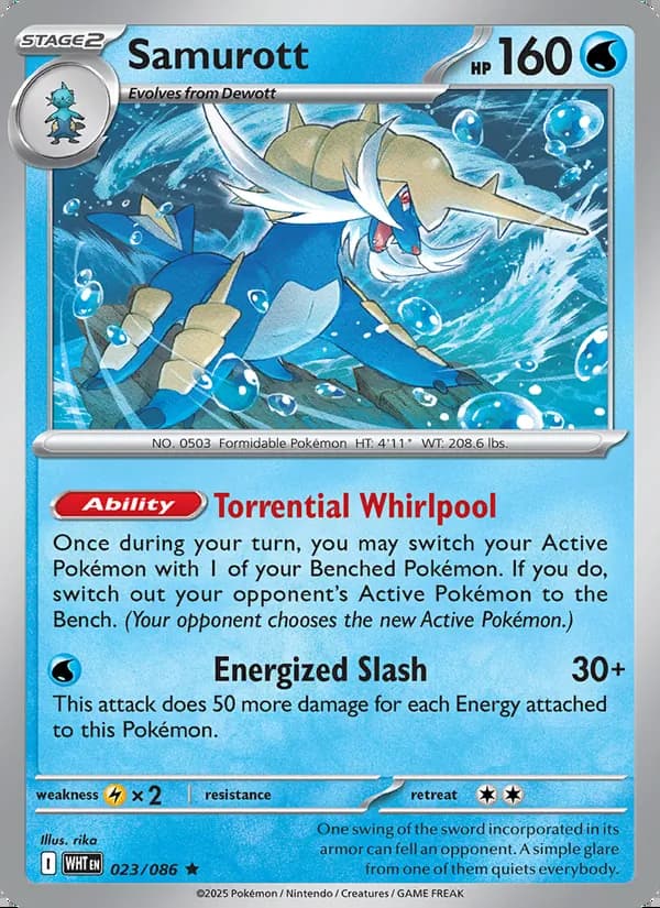 Samurott — White Flare #023