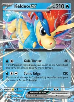 Keldeo ex — White Flare #030