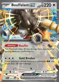 Bouffalant ex — White Flare #077