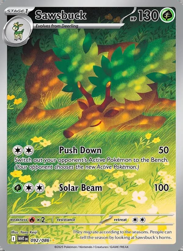 Sawsbuck — White Flare #092