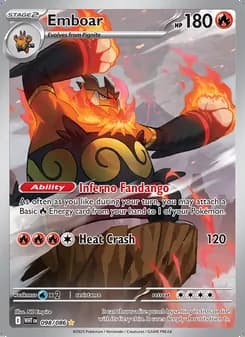 Emboar — White Flare #098