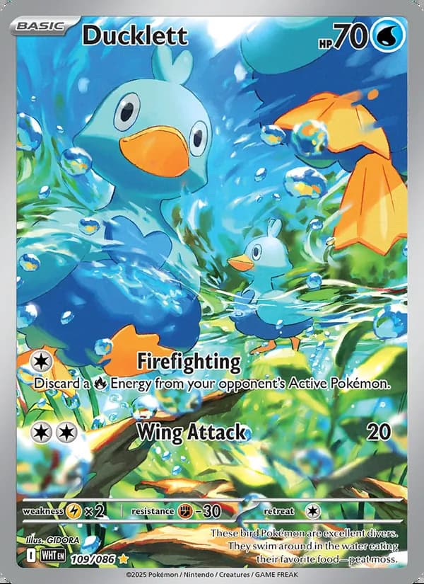 Ducklett — White Flare #109