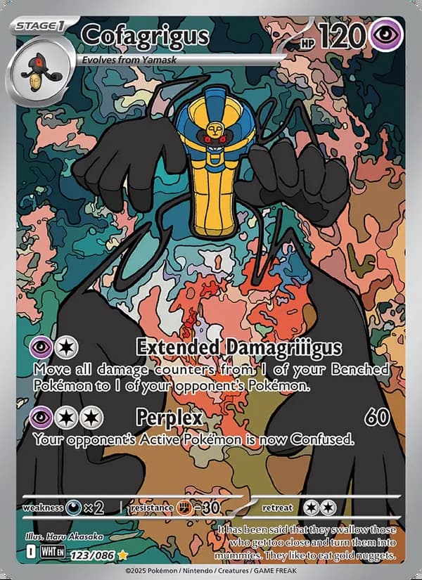 Cofagrigus — White Flare #123