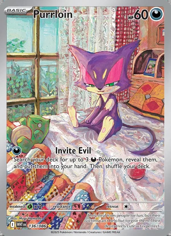 Purrloin — White Flare #136