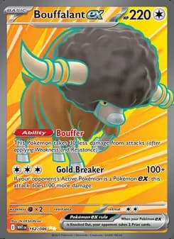 Bouffalant ex — White Flare #162