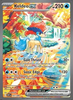 Keldeo ex — White Flare #167