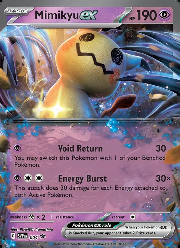 Mimikyu ex — SVP Black Star Promos #004