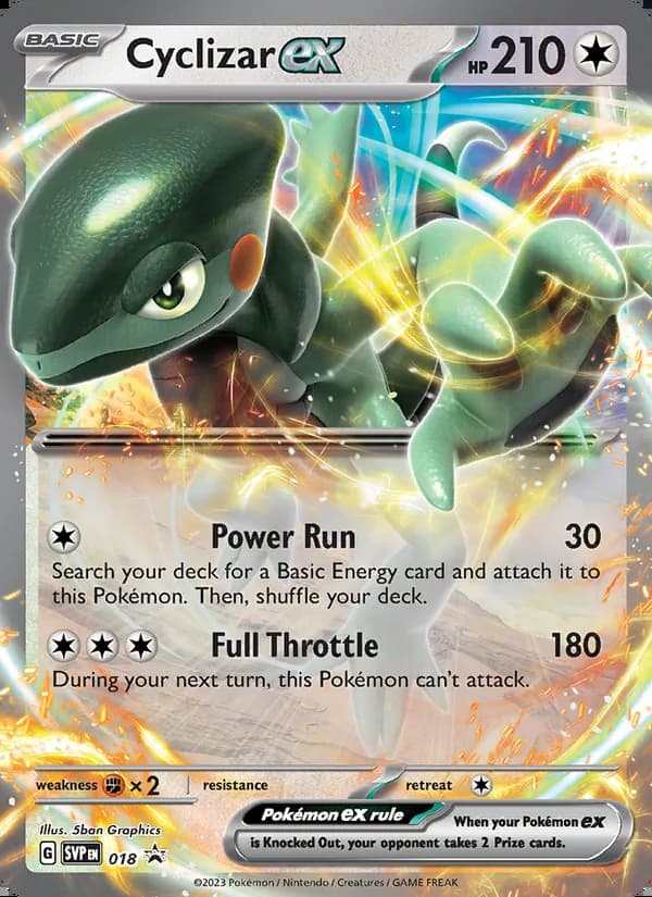 Cyclizar ex — SVP Black Star Promos #018