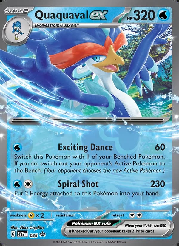 Quaquaval ex — SVP Black Star Promos #035