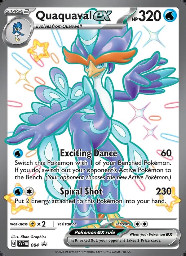 Quaquaval ex — SVP Black Star Promos #084