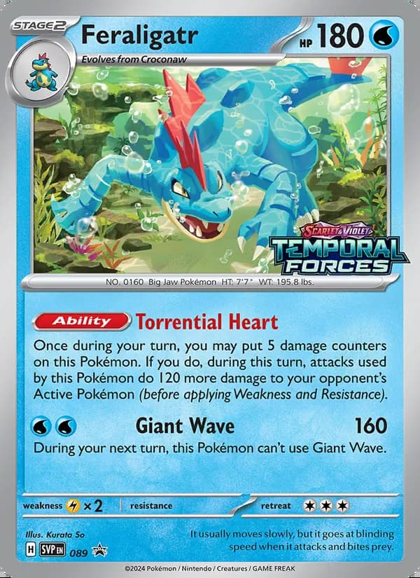 Feraligatr — SVP Black Star Promos #089