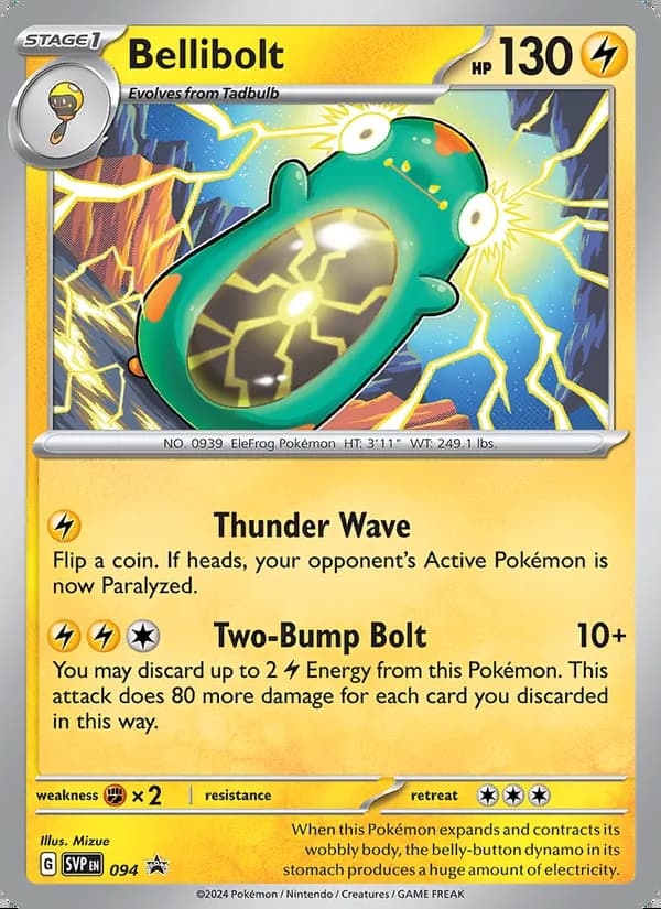 Bellibolt — SVP Black Star Promos #094