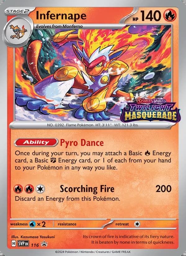 Infernape — SVP Black Star Promos #116