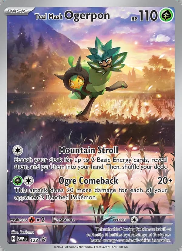 Teal Mask Ogerpon — SVP Black Star Promos #123