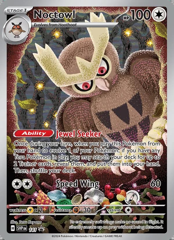 Noctowl — SVP Black Star Promos #141