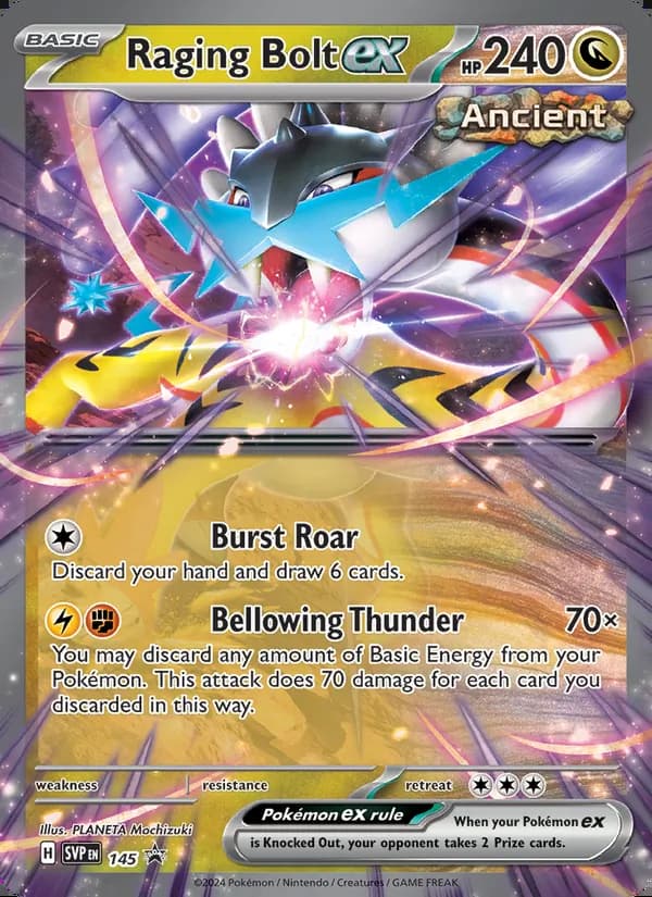 Raging Bolt ex — SVP Black Star Promos #145