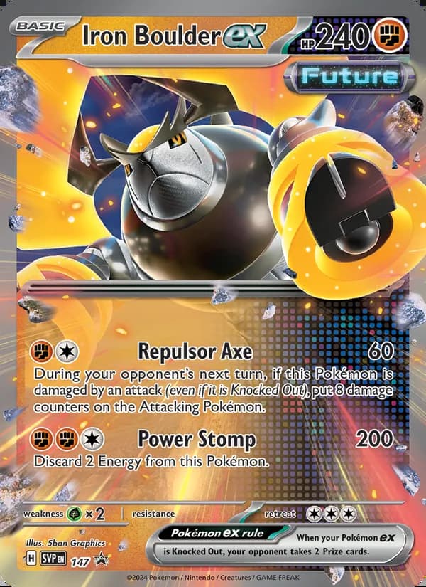Iron Boulder ex — SVP Black Star Promos #147