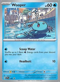 Wooper — SVP Black Star Promos #155