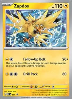 Zapdos — SVP Black Star Promos #157