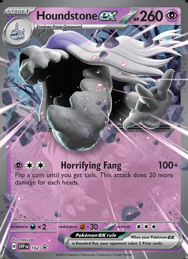 Houndstone ex — SVP Black Star Promos #162