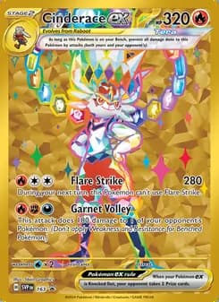 Cinderace ex — SVP Black Star Promos #163