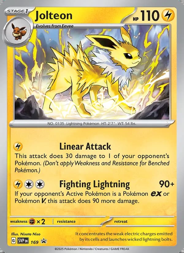 Jolteon — SVP Black Star Promos #169