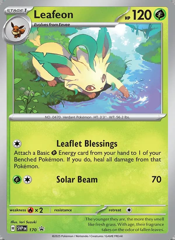 Leafeon — SVP Black Star Promos #170