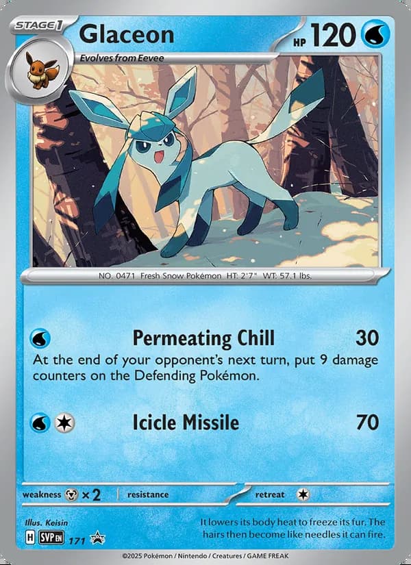 Glaceon — SVP Black Star Promos #171