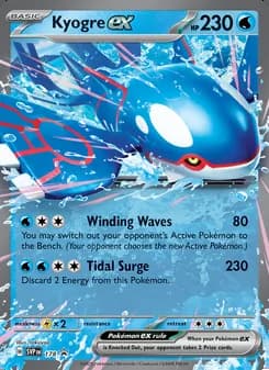 Kyogre ex — SVP Black Star Promos #178
