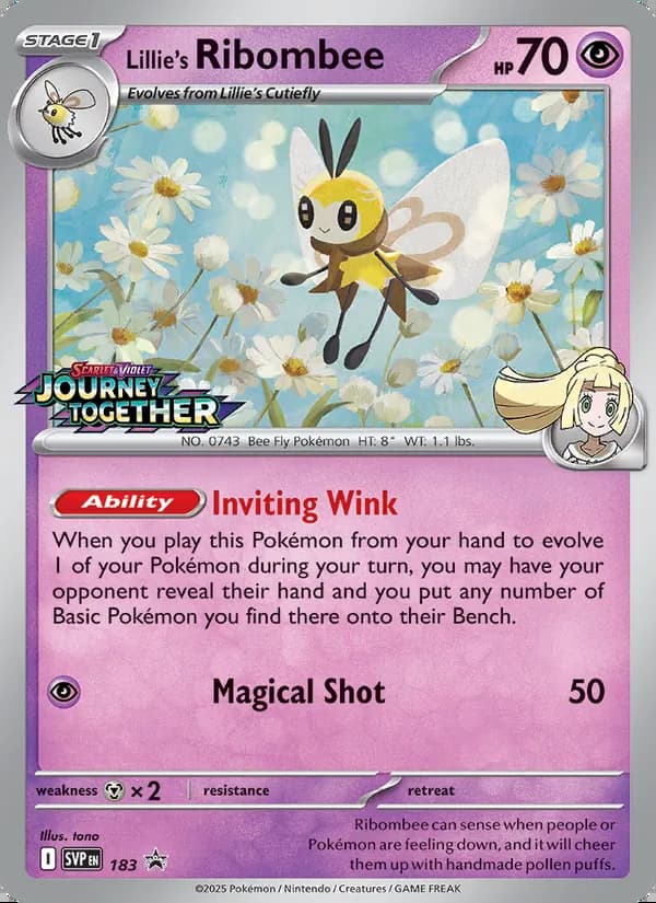 Ribombee de Lylia — SVP Black Star Promos #183