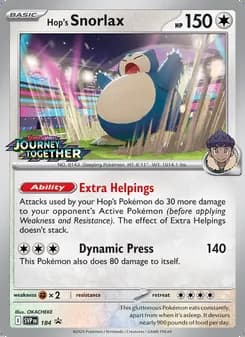 Snorlax de Paul — SVP Black Star Promos #184