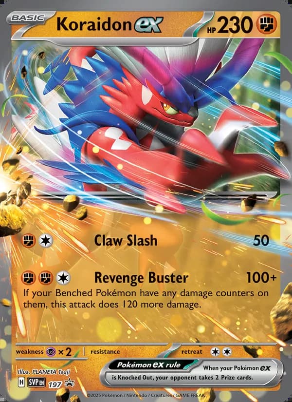 Koraidon ex — SVP Black Star Promos #197