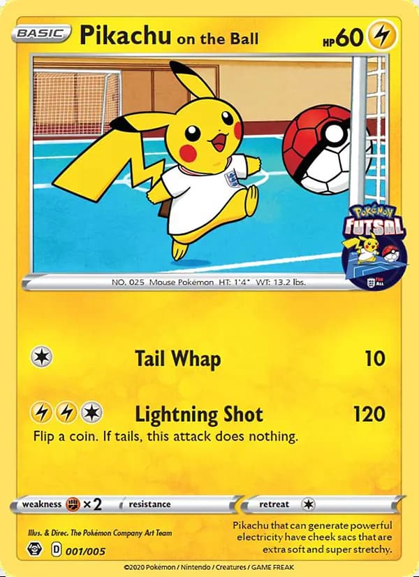Pikachu on the Ball — Pokémon Futsal 2020 #1