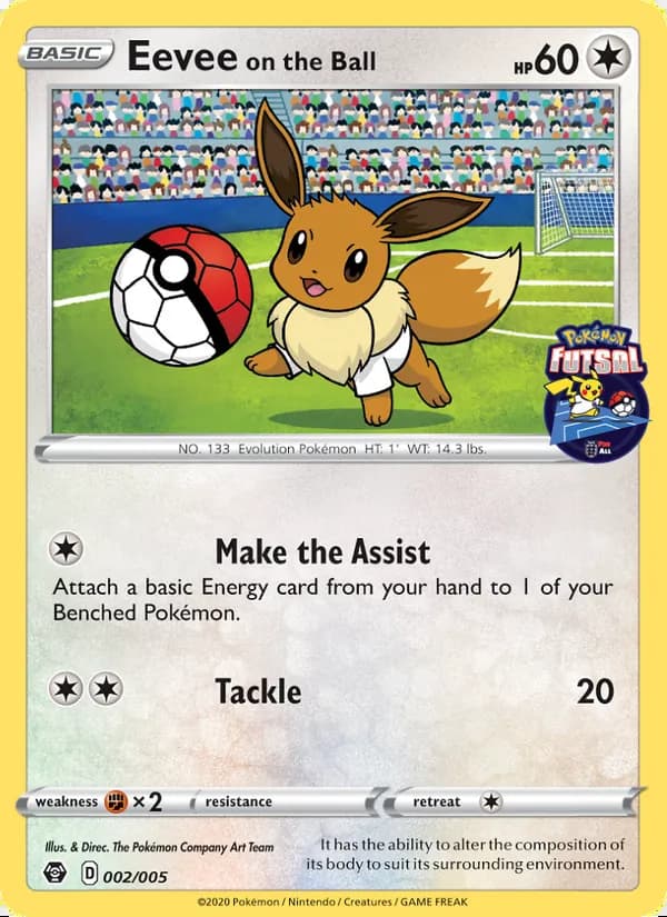 Eevee on the Ball — Pokémon Futsal 2020 #2