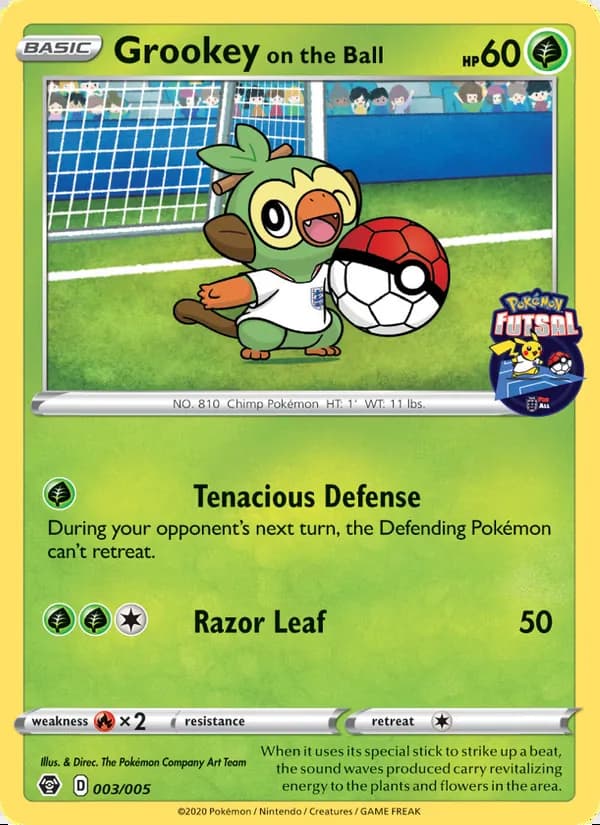 Grookey on the Ball — Pokémon Futsal 2020 #3