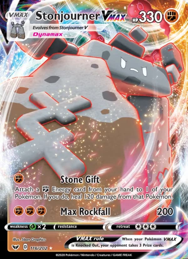 Stonjourner VMAX — Sword & Shield #116