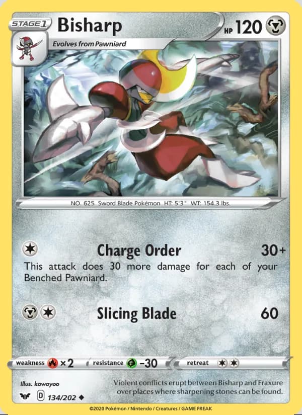 Bisharp — Sword & Shield #134