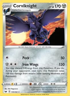 Corviknight — Sword & Shield #135
