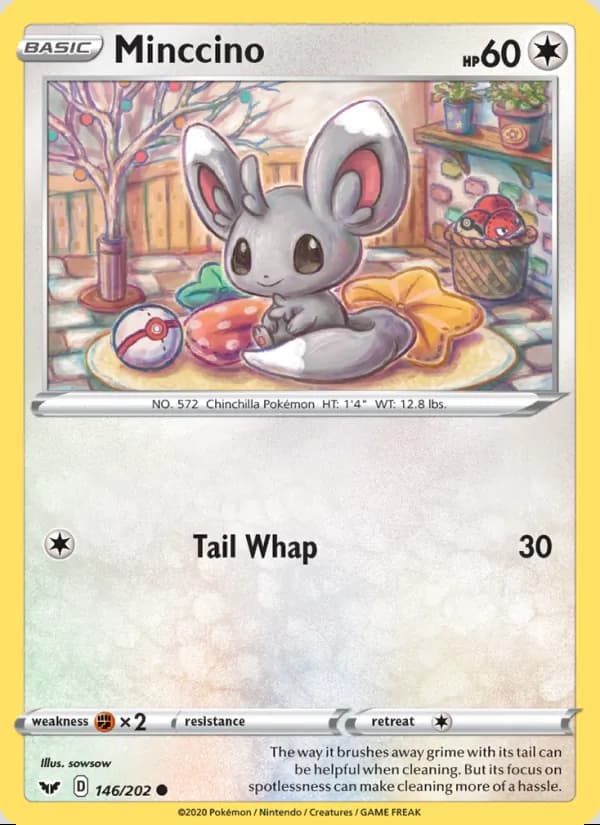 Minccino — Sword & Shield #146