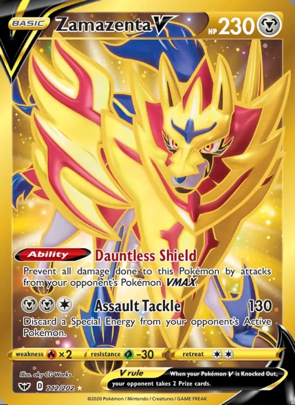 Zamazenta V — Sword & Shield #212